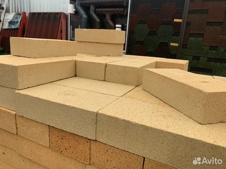 Кирпич печной шамотный