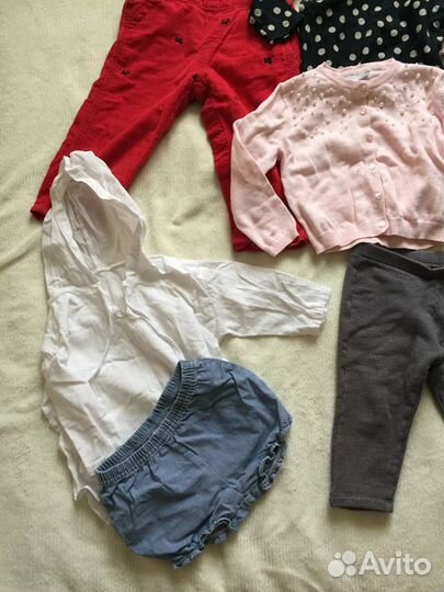 Вещи на девочку пакетом 74-80