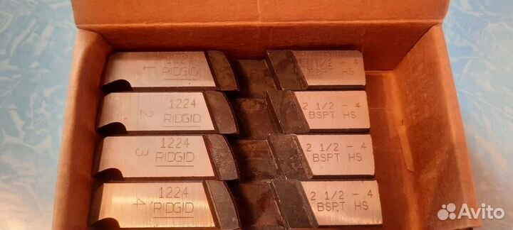 Набор резьбонарезных гребенок ridgid 1224