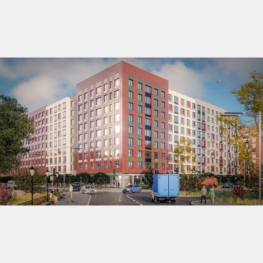 Квартира-студия, 27,7 м², 3/9 эт.