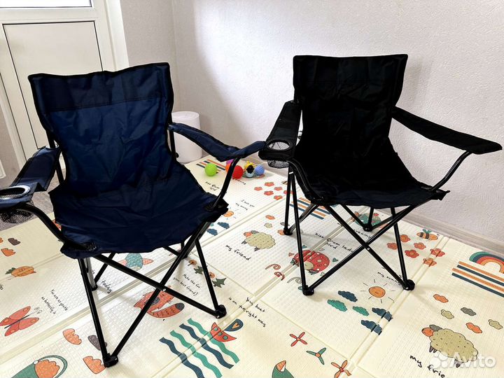 Стул раскладной для туризма кемпинга рыбалки новый