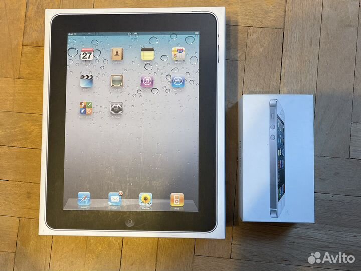 Коробка от iPad model A1219 и iPhone 5