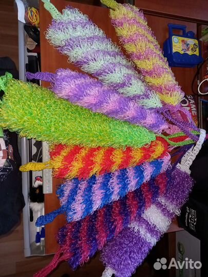 Мочалка ручной работы