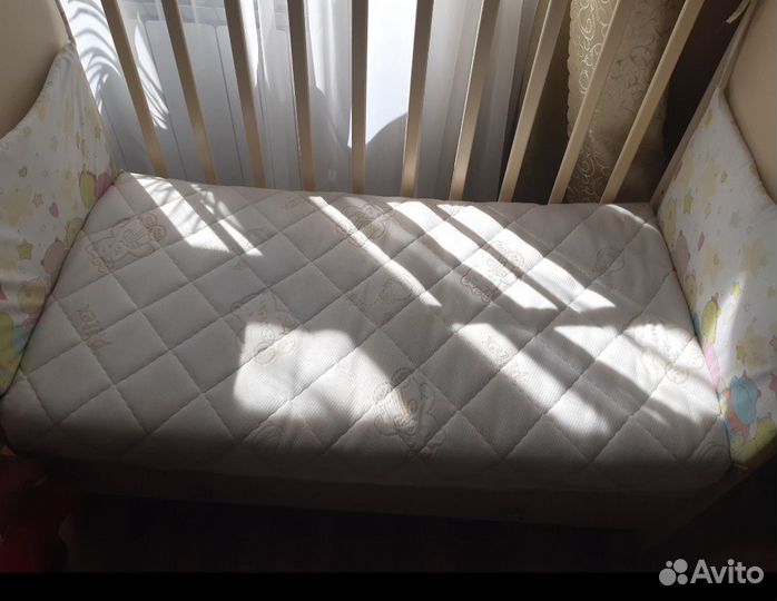 Детские кроватки с матрасом бу