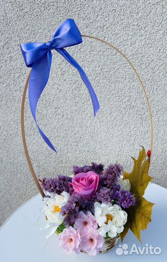 Букет из мыльных цветов