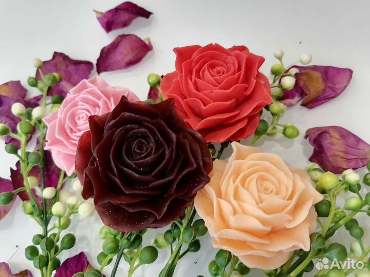 Цветы и букеты из мыла