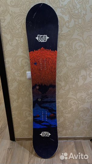 Сноуборд gnu t2b 2019 162см