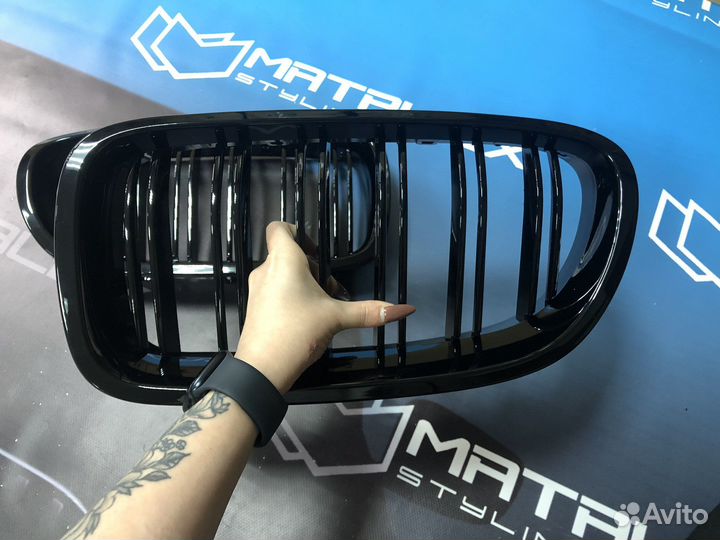 Решетка радиатора BMW F10 M стиль, глянец