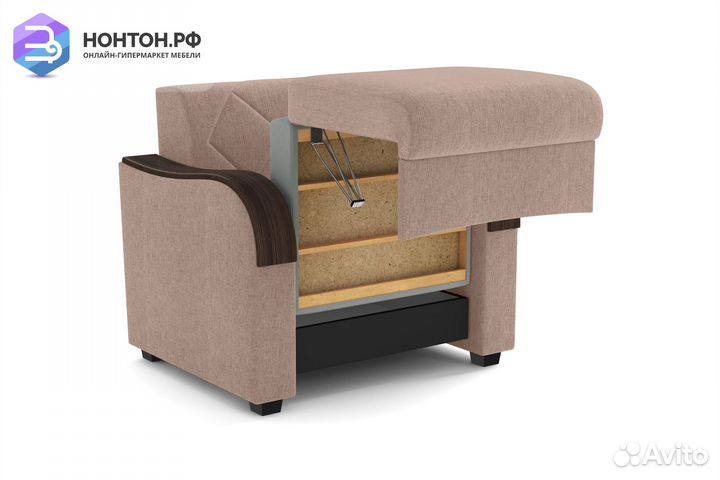 Кресло пантограф Марракеш светло-коричневое