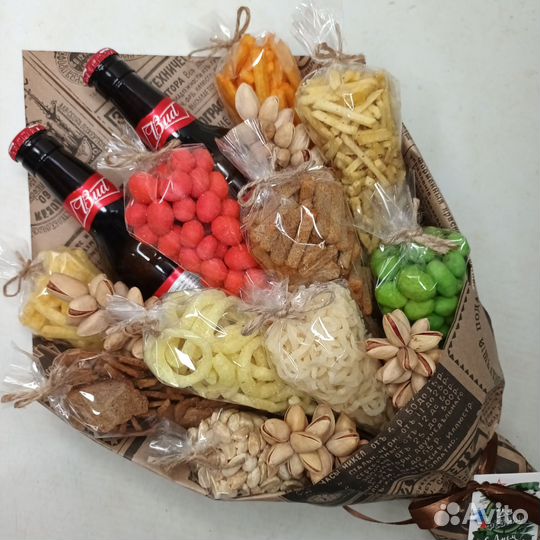 Съедобные букеты для мужчин