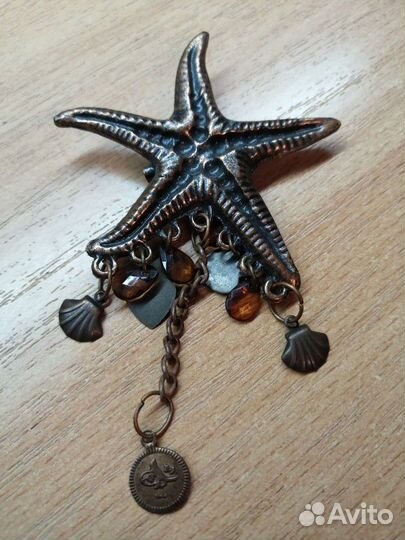 Браслет брошь четки