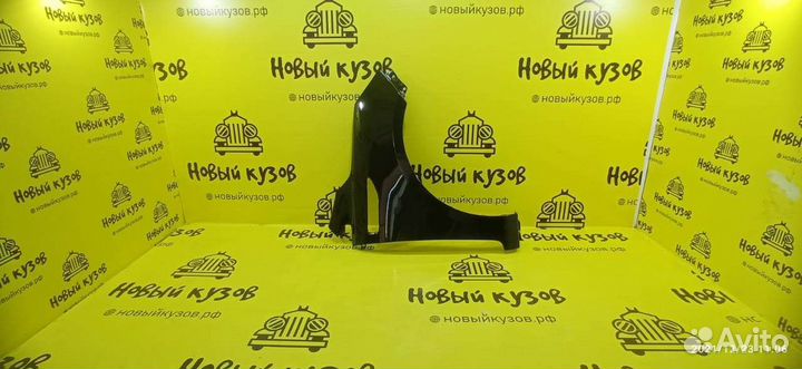 Крыло правое Kia Rio 3 10-16 черное