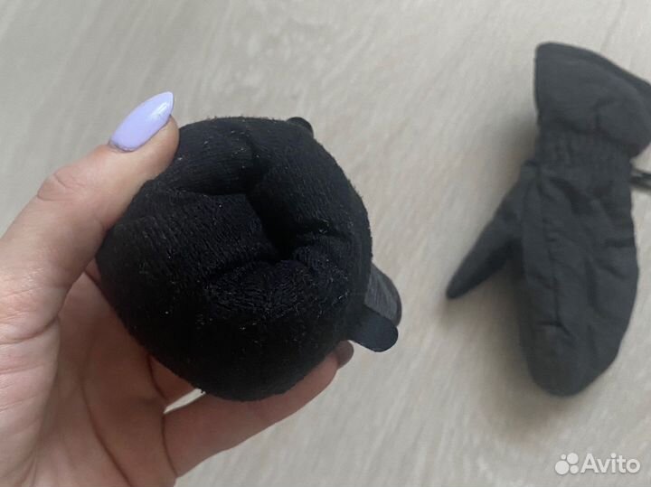 Варежки зимние ziener детские непромокаемые