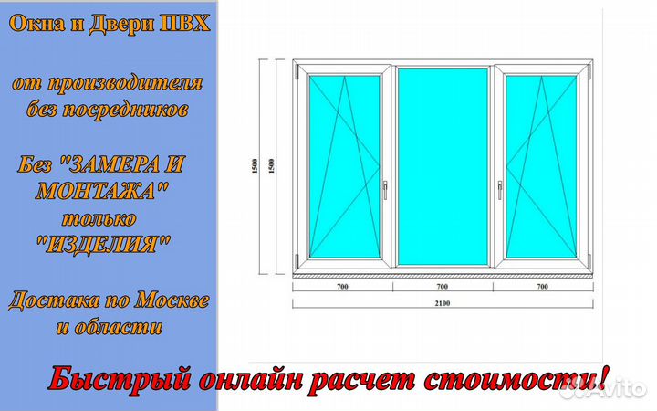 Пластиковые окна и двери напрямую от производителя