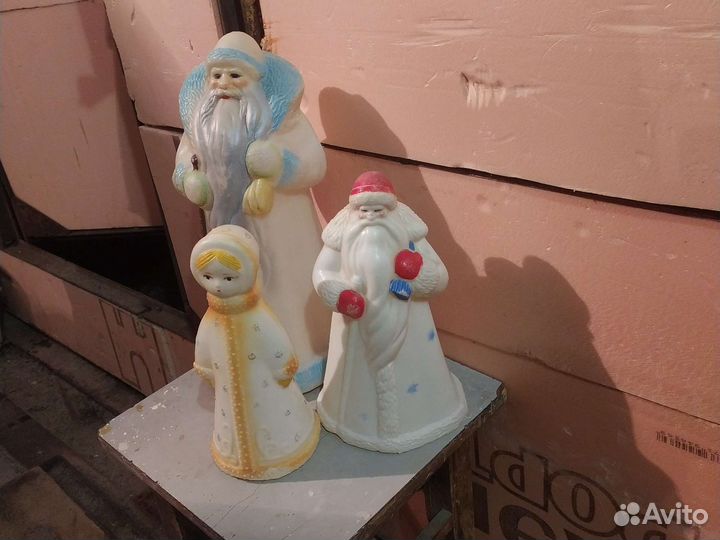 Дед мороз пластмассовый СССР