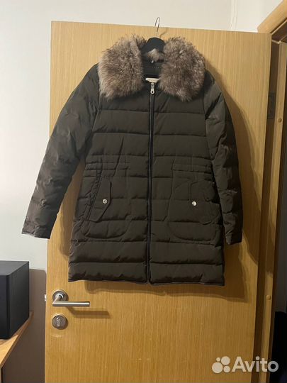 Пуховик с мехом Massimo Dutti