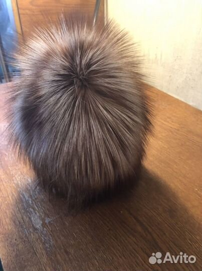 Шапка женская мех лиса