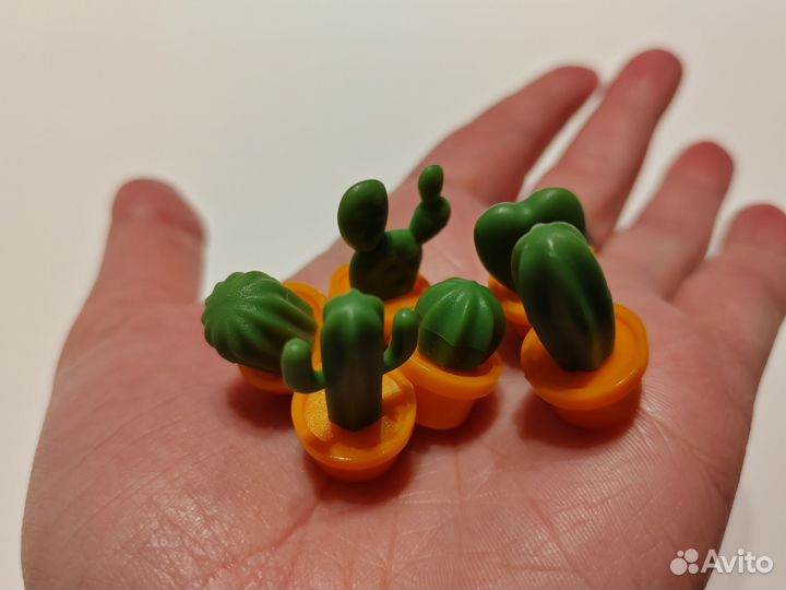 Набор магнитов Кактусы на холодильник и доску