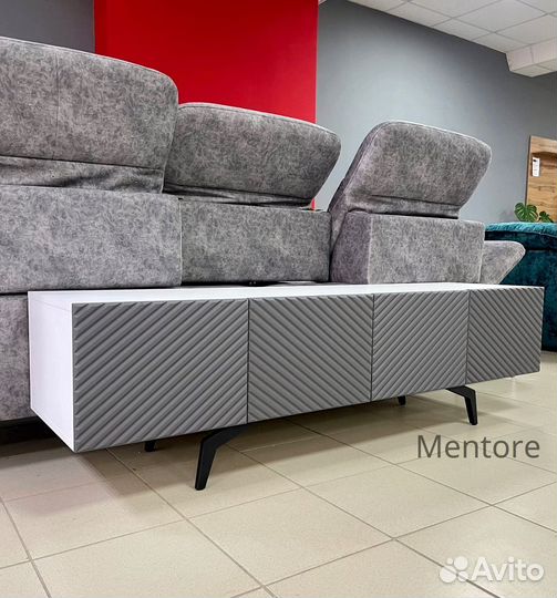 Тумба тв Bravo в цвете графит (конструктор)