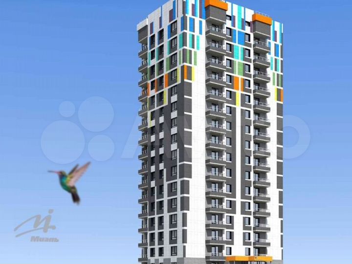 2-к. квартира, 56 м², 11/16 эт.