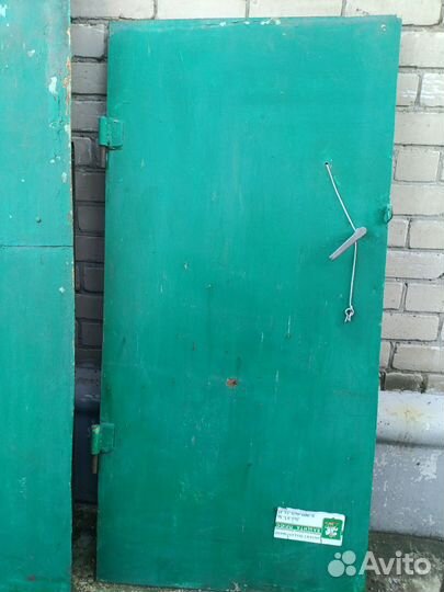 Ворота с калиткой распашные бу