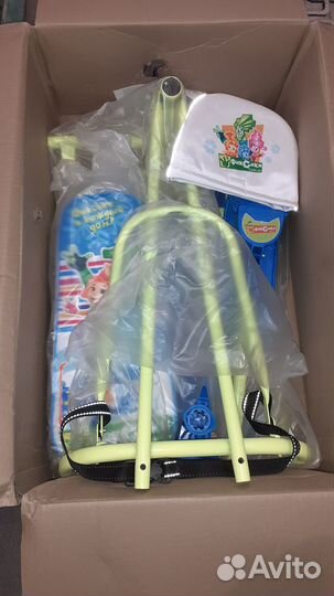 Снегокат со спинкой 