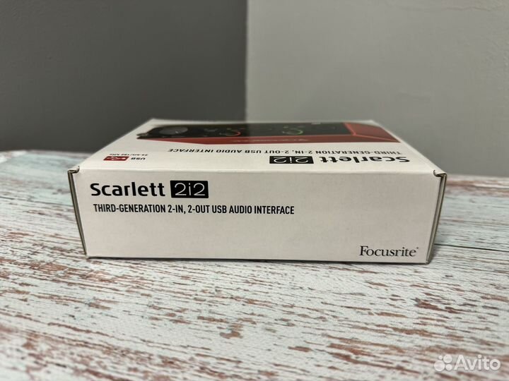 Focusrite Scarlett 2i2 3rd Gen Звуковая карта