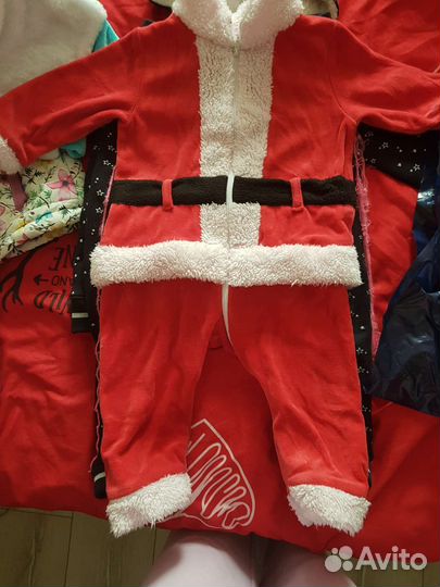 Костюм деда мороза детский