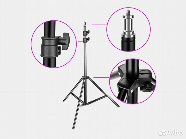 Новая стойка раскладная, высота до 2м