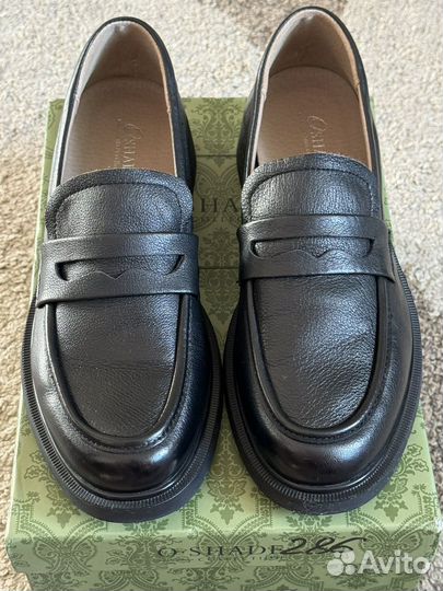 Лоферы женские 39 размер натуральная кожа