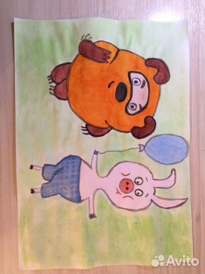 Рисунки карандашом и акварелью на заказ