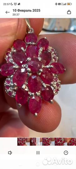 Рубиновый кулон