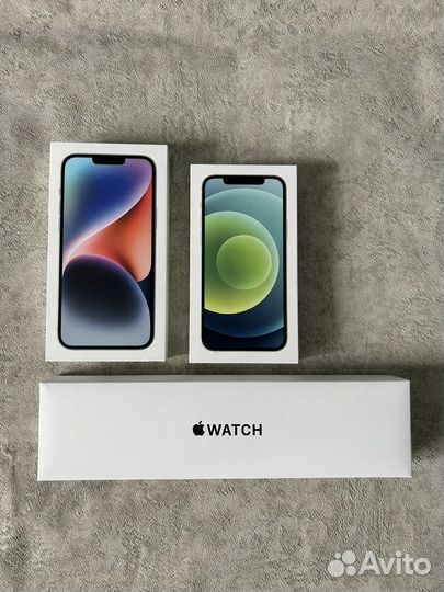 Коробка от apple watch, iPhone