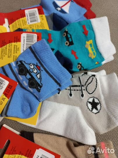 Носочки р.8-18 новые