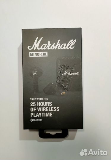 Беспроводные наушники Marshall Minor III, черные