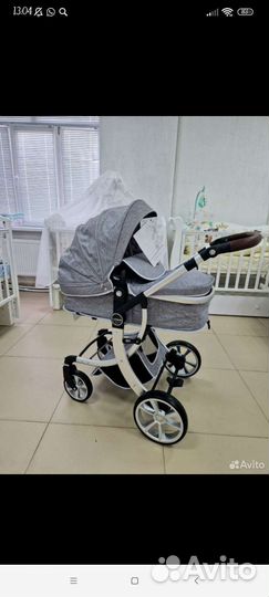 Коляска 2 в 1 как новая luksmom