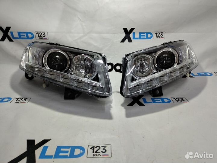 Фара правая левая Audi А6 С6 рест ксенон