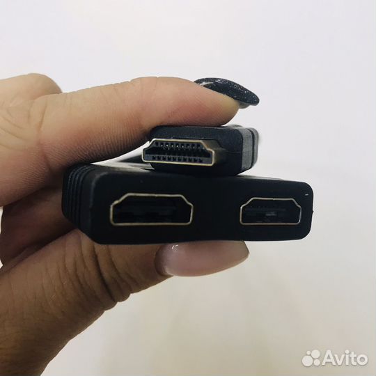 Cплиттер hdmi, 1 вход, 2 выхода, 0.3 м H02