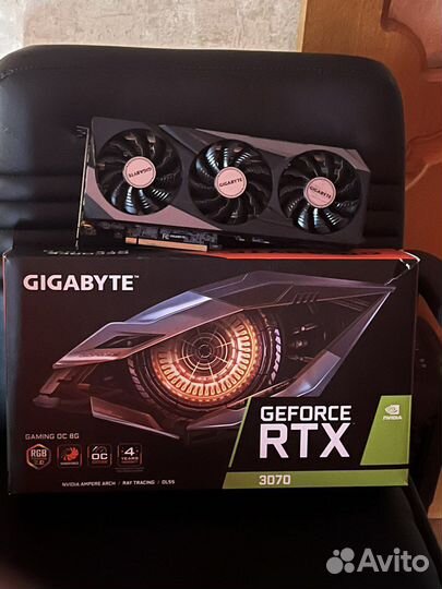 Видеокарта rtx 3070 Gigabyte