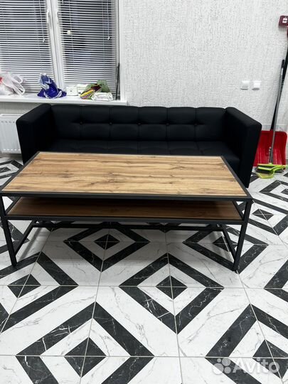 Журнальный столик в стиле лофт