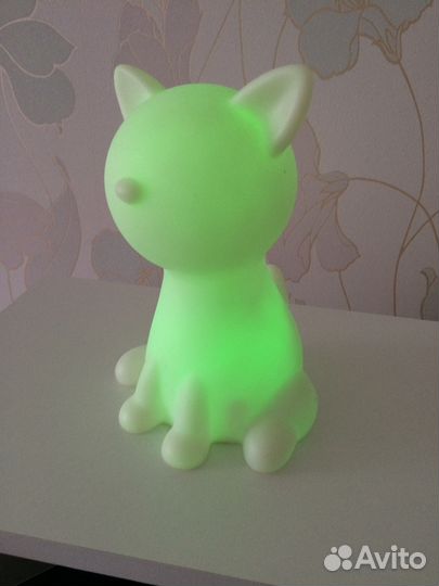 Ночник Белый кот