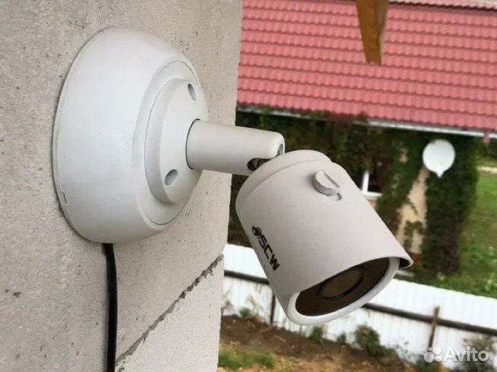 Камера видеонаблюдения уличная комплект
