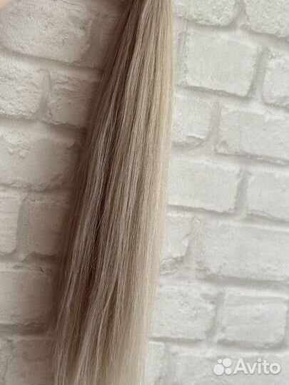 Волосы натуральные блонд