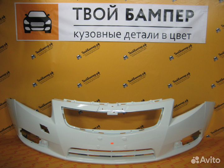 Бампер Chevrolet Cruze 2009 в цвет Белый GAZ