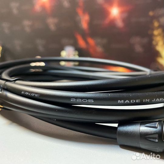 Кабель гитарный GS-6 BLK Canare (Япония), 3 м