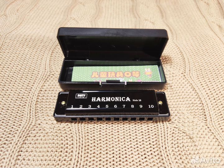 Губная гармошка (новая) в футляре