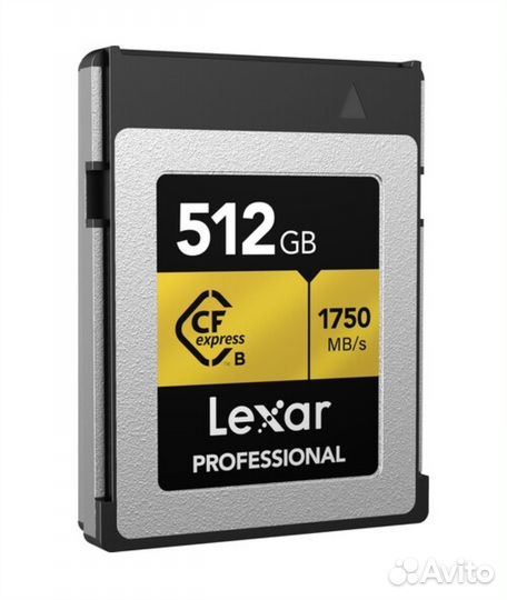 Карта памяти Lexar CFexpress Type B 512Gb Gold USA