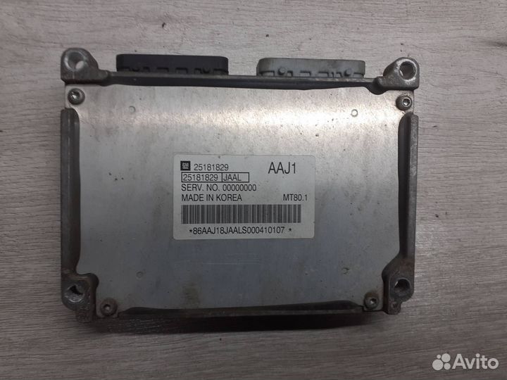 Блок управления двигателем 1.6 Chevrolet Cruze
