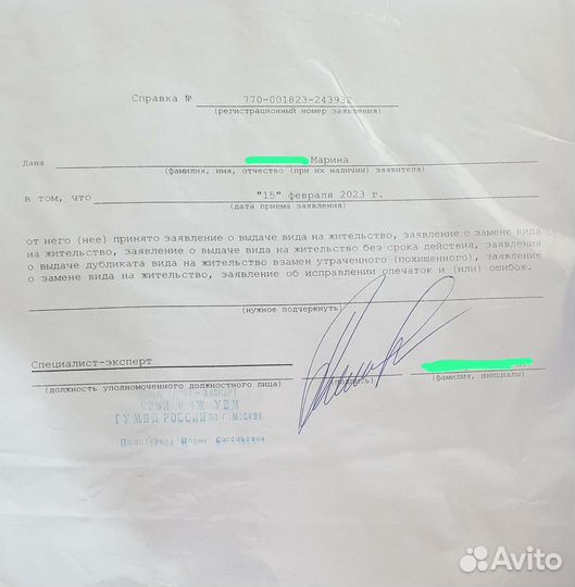 Оформление Рвп, Внж, гражданство РФ, Нря