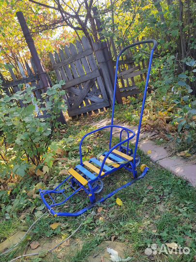 Детские санки с колесами